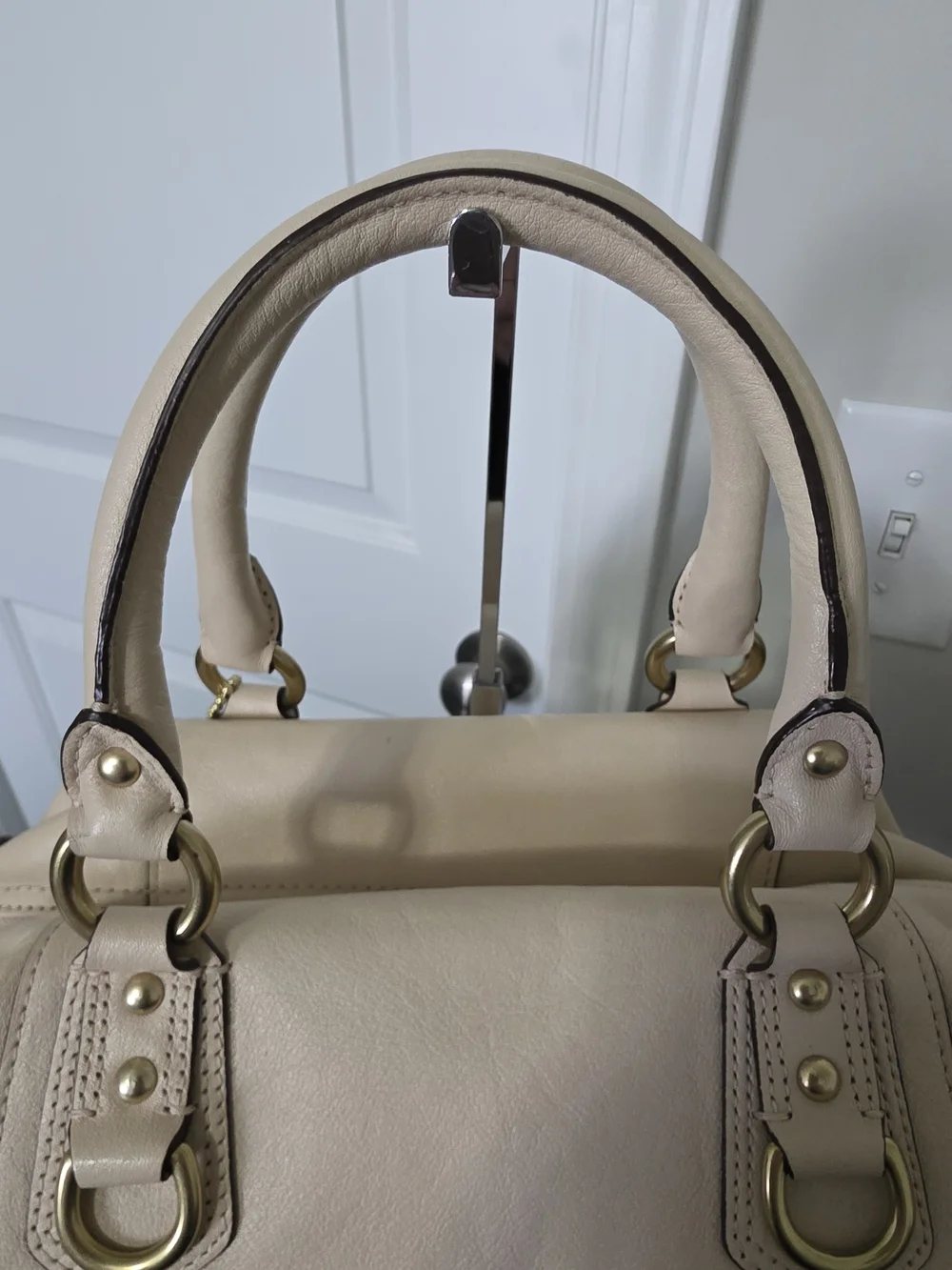 Coach Ashley Large Leather Satchel Handbag